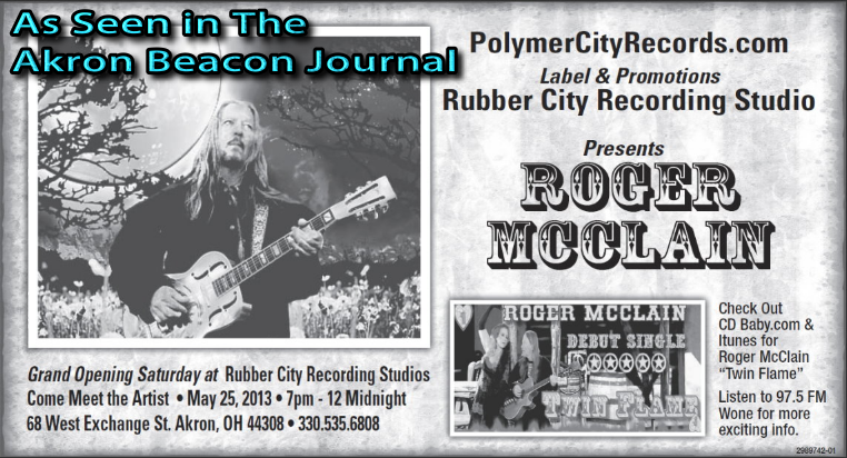 Roger McClain's Akron Beacon Journal Grand Opening Ad  
